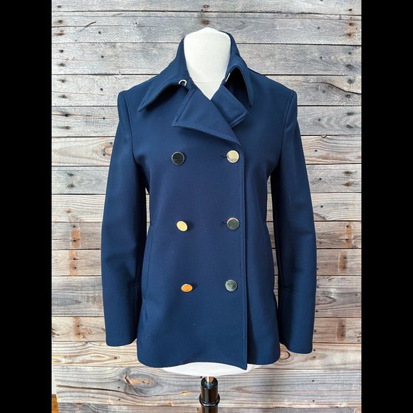 3.1 Phillip Lim Jackets Coats Nwt 3 Phillip Lim Runway 214 Navy Blue Aline Peacoat Size 4